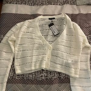Trendyol white knit sweater